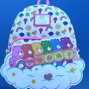 Loungefly Care Bears Stare Rainbow Mini Backpack